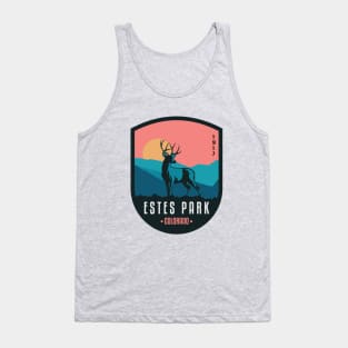 Estes Park Colorado Vintage Hike Design Gift Souvenir Tank Top